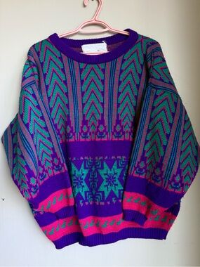 Vintage 90s knit oversized sweater